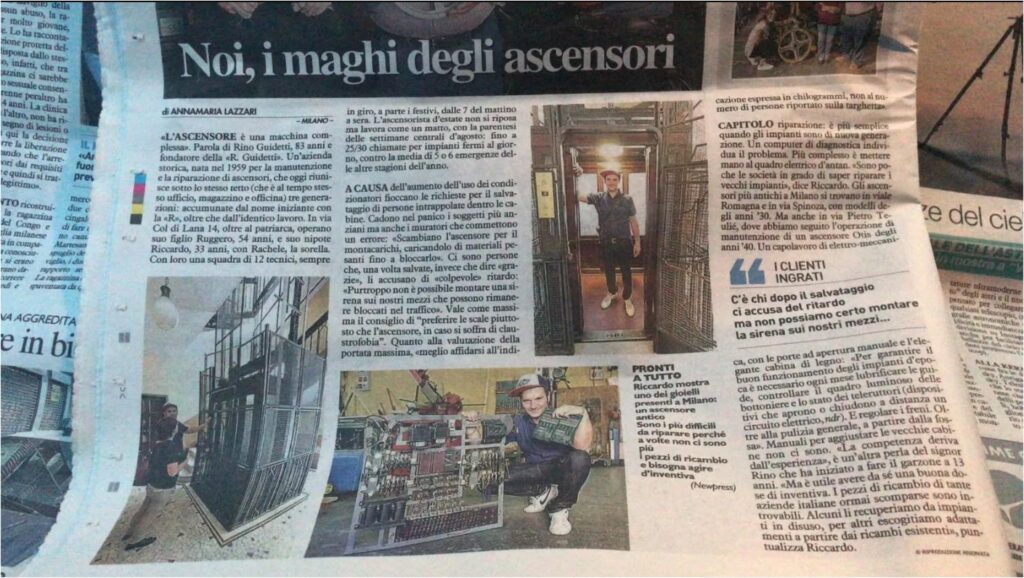 Manutenzione Ascensori - Milano - R. GUIDETTI SRL dal 1959